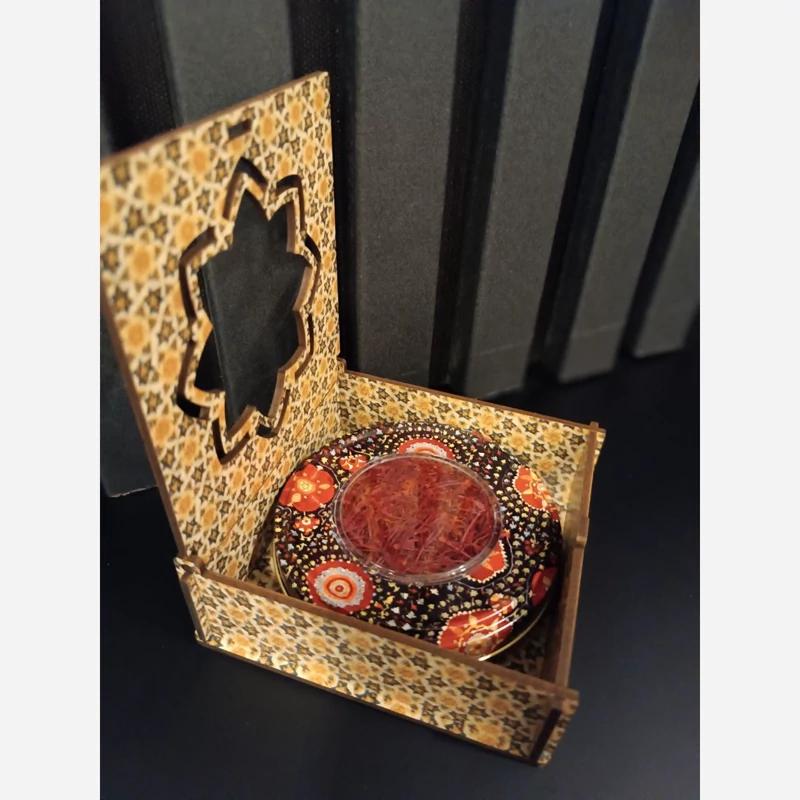 زعفران خاتم کادویی یک مثقالی