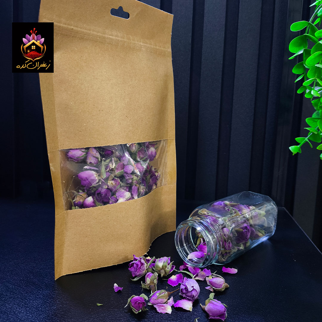 خرید غنچه گل محمدی لاله زار اعلا 25 گرم | عطر و طعم اصیل، بسته‌بندی بهداشتی